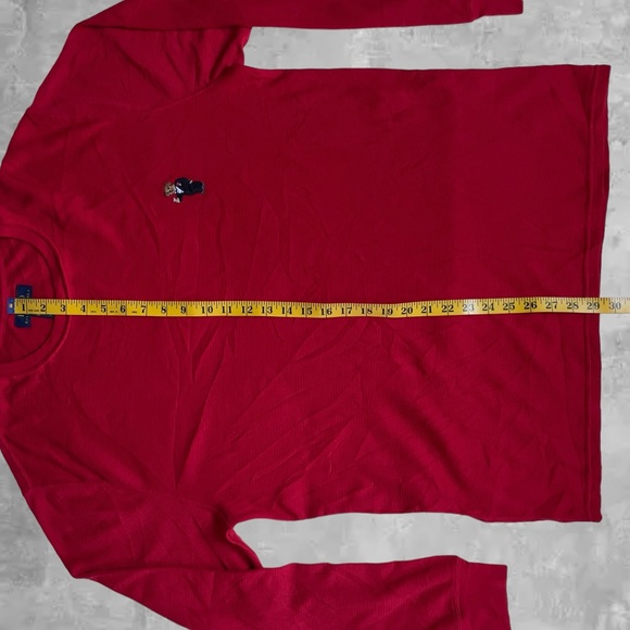 Polo Ralph Lauren Polo Bear Waffle Crew Neck Long Sleeve Shirt - Picture 6 of 9